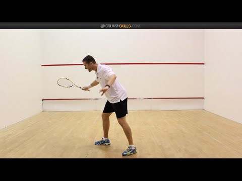Squash tips: David Palmer's volley routine