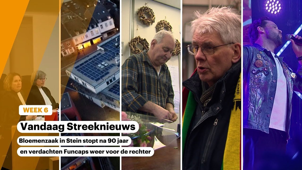 Vandaag Streeknieuws: Bloemenzaak stopt na 90 jaar en verdachten Funcaps weer voor de rechter