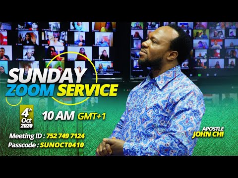 AGCOM SUNDAY LIVE SERVCE WITH APOSTLE JOHN CHI 04-10-2020