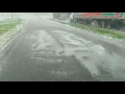 Chuva com granizo no Guará em Guarapuava - Vídeo - 1