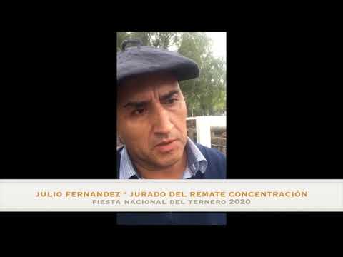 Primera entrevista - Julio Fernandez  Jurado del remate de concentración