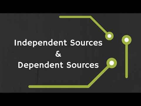 Independent and Dependent (Controlled) Sources