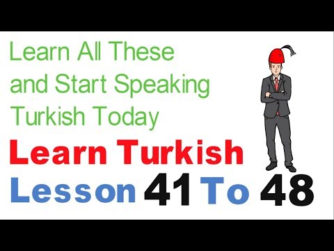 Learn Turkish & Speak From Today - Day 5 (Lesson 41 To 48)