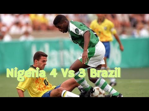 Atlanta 1996 Olympics: Nigeria vs Brazil - All Goals & Highlights