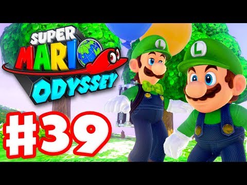 Super Mario Odyssey - Gameplay Walkthrough Part 39 - Luigi's Balloon World DLC! (Nintendo Switch)