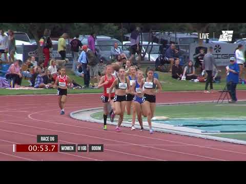 WOMEN'S U16 B 800M - 2017 STEIGEN SPECTACULAR // aeTV
