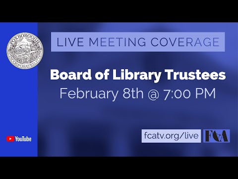 Thumbnail for Boyden Library Trustees 2/8/22