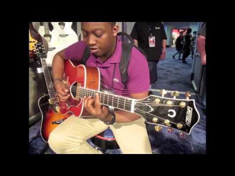 Justin Lynch Discovers the Gretsch Bigsby Rancher at NAMM 2014.