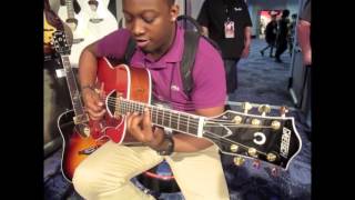 Justin Lynch Discovers the Gretsch Bigsby Rancher at NAMM 2014.