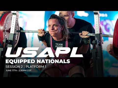 2023 USA Powerlifting Equipped Nationals - Session 2 Platform 1