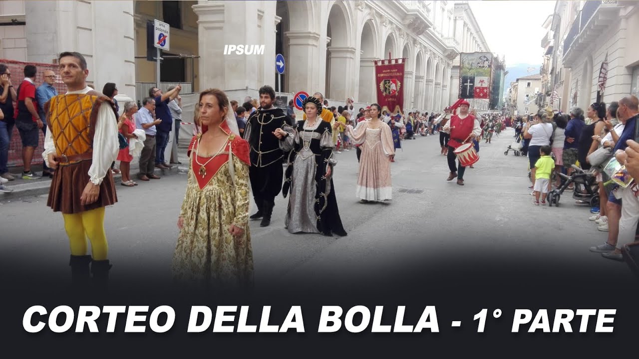 Perdonanza 2019, Corteo della Bolla – 1° parte