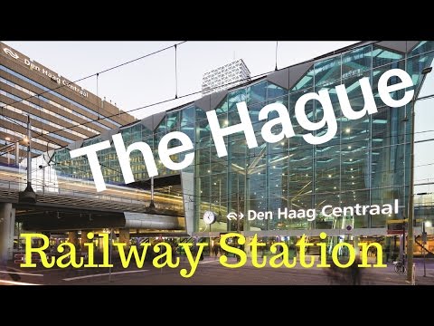Central Railway Station.. The Hague (Den Haag), The Netherlands (Part14/14) City Center Tour..