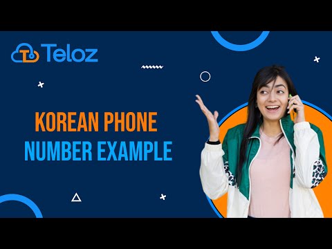 Korean Phone Number Example - Teloz