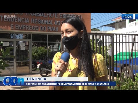 Professores substitutos pedem pagamento de férias 13º salário 28 07 2021
