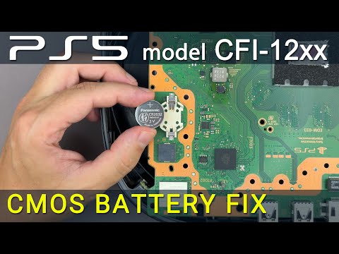 Tutorial per la sostituzione della batteria CMOS della PS5 (CFI-1200)