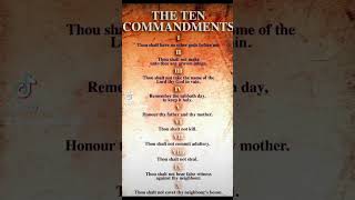 the ten commandments from holy bible #holybible