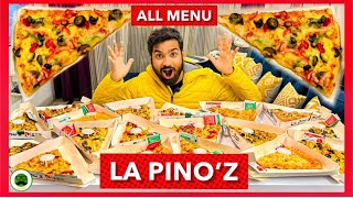 La Pinoz Eating All The Menu Food Challenge Gone Wrong | Veggie Paaji