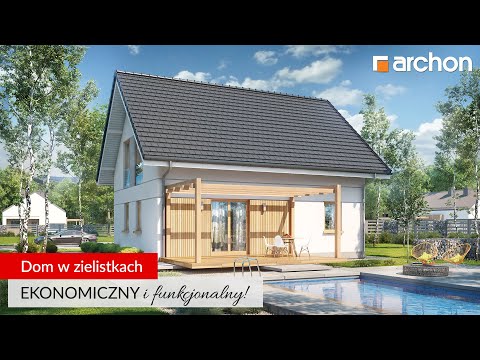 Dom w zielistkach ver. 2 – Ekonomiczny i funkcjonalny I ARCHON+ Projekty Domów