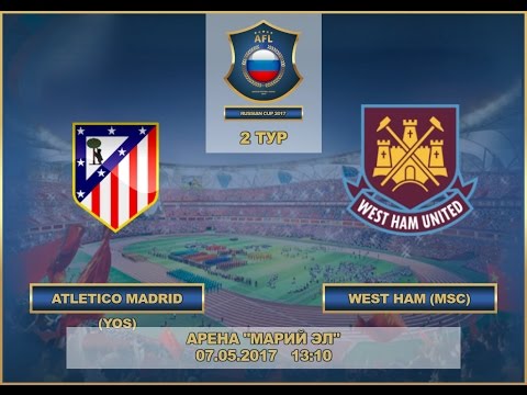 AFL17.Russian Cup. Group Stege. Atletico Madrid - West Ham