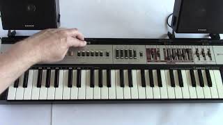 Video thumbnail for 1983 Casio MT-400V Casiotone Analog Filter Synthesizer by keyboard resource