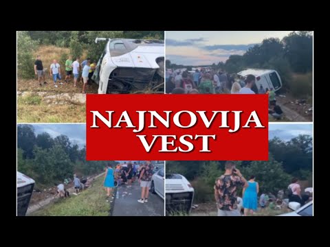 UŽIVO - UŽAS KAKAV SE NE PAMTI! AUTOBUS SA DECOM IZ SRBIJE PREVRNUO SE U BUGARSKOJ