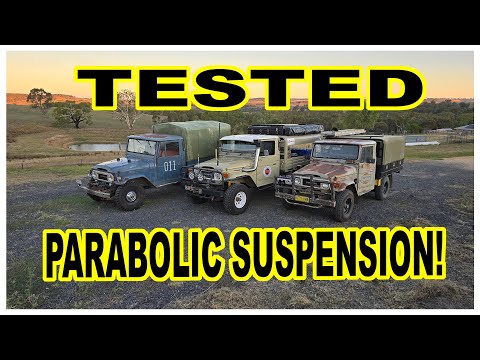 Parabolic Suspension For Early Landcruisers Thanks to Terrain Tamer.