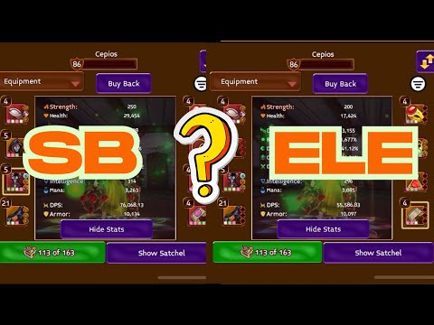 Solo EBP Rogue? Which better combo ele + blood or sb + blood!? - Arcane Legend