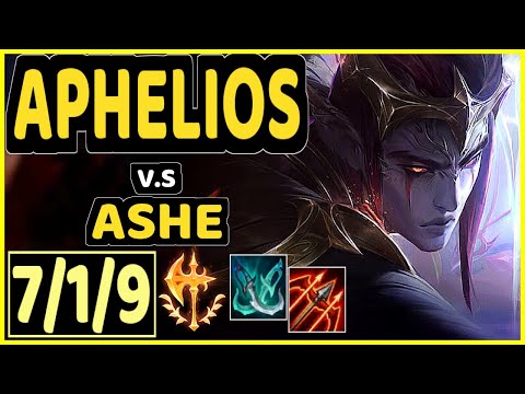 SNEAKY (APHELIOS) vs ASHE - 7/1/9 KDA BOTTOM ADC CHALLENGER GAMEPLAY - NA