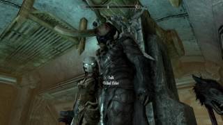 Exploring the Predator ship: Skyrim Predator Mod