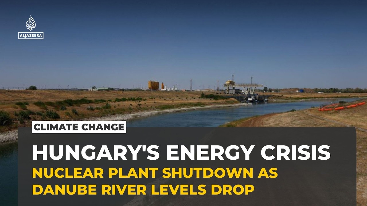 Hungary’s Paks nuclear plant faces shutdown as the Danube water levels hit record lows