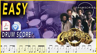 Easy - Commodores | Drum SCORE Sheet Music | #85 DRUMSCRIBE