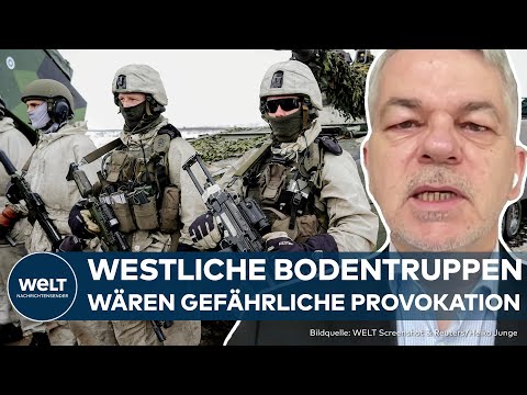UKRAINE-KRIEG: Militärexperte warnt eindringlich vor Einsatz von westlichen Bodentruppen
