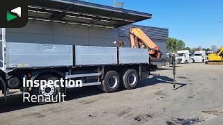 Бортовой грузовик Renault Kerax 430 8X4 Palfinger PK22002 EH Kran Crane Steel suspension B | Изображение 4 - Autoline