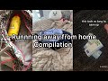 Running Away From Home Tiktok Compilation 🫶 ‍ ️ I AM NOT RUNNING AWAY THIS IS JS FOR FUN TW