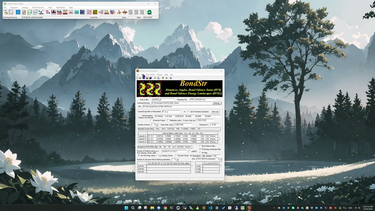 Demo video for using Bond_Str