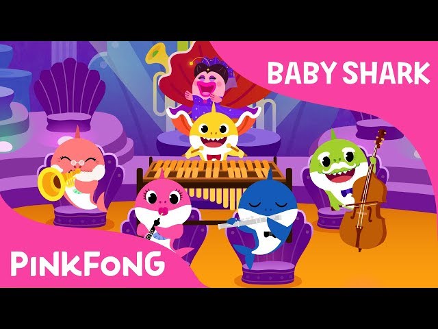 Orchestra Sharks | Baby Shark | Pinkfong Songs for Children