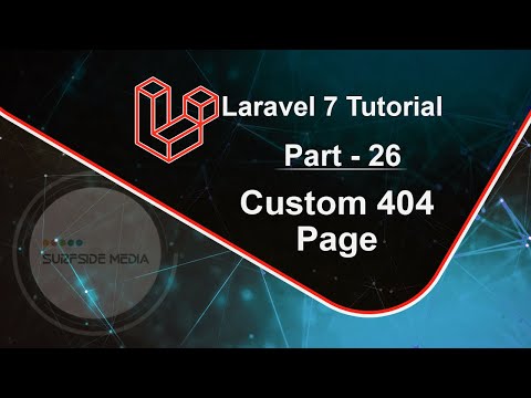 Laravel 7 Tutorial Custom 404 Page
