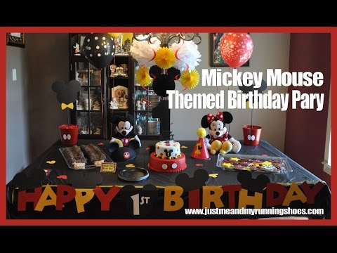 Mickey Mouse Themed Birthday Party