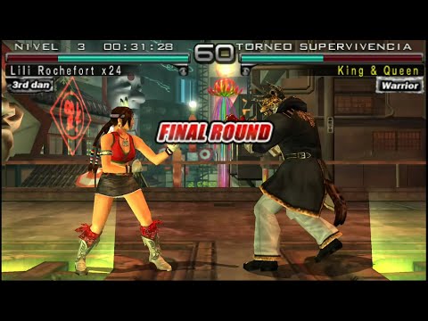 51_2 Julia chan Ryona vs King - TEKKEN DARK RESURRECTION ( Anakin x24 ) PPSSPP PC Supervivencia