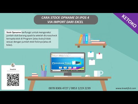Cara Stok Opname di IPOS 4 via Import dari Excel