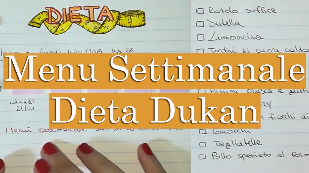 Dieta Dukan: cosa cucinare per il menù settimanale