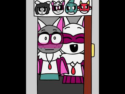 🖤 Wenda & Gray’s cosplay | Part 2 | Nightmare critters | Sprunki Incredibox | Sori studio animation