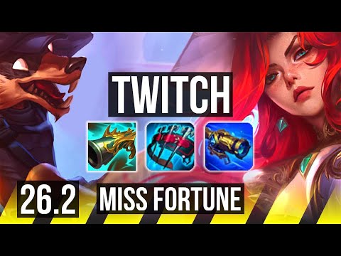 TWITCH & Lulu vs MISS FORTUNE & Senna (ADC) | 52K damage | EUW Grandmaster | 26.2