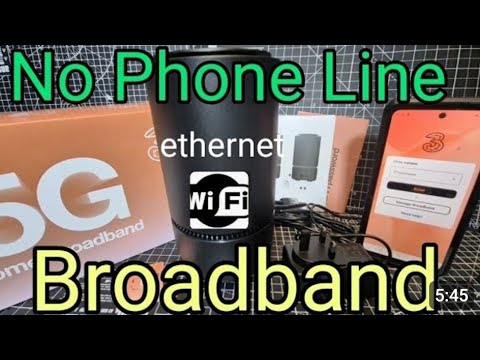 Three5g home Broadband - 2025 No Phone Line Router - Full.Set Up (E5-250MA)