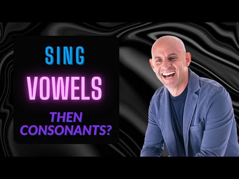 Voice Masters Q&A "Sing vowels, then consonants?" with Philippe Hall