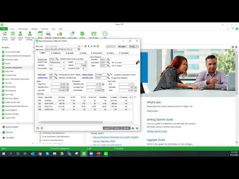 Quick Inventory Module Overview for Sage 100cloud