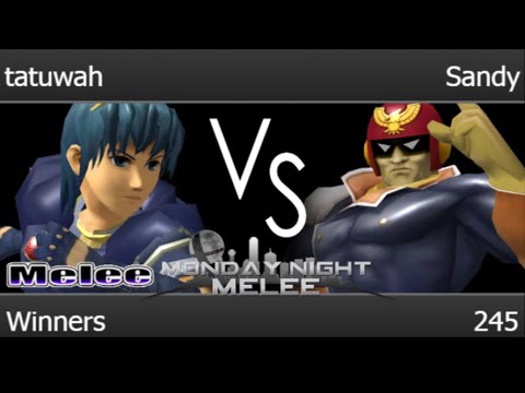 MNM 245 - tatuwah (Marth) vs Sandy (C Falcon) Winners - Melee