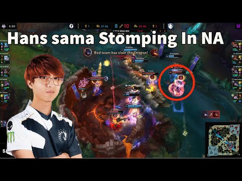 TL Hans sama Is Already Smurfing In LCS Teamfights!!!