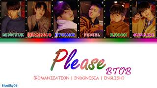 BTOB (비투비)  – Please (제발) LYRICS [Color Coded SUB ROM/INDO/ENG] | LIRIK INDONESIA