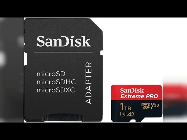 Vídeo relacionado con SanDisk Extreme PRO 128GB tarjeta microSDXC + adaptador SD + RescuePro Deluxe, hasta 200 MB/s, con Clase A2 de rendimiento de las aplicaciones UHS-I Class 10 U3 V30